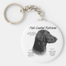 Conception Plat-Enduite d'histoire de chien d'arrê Porte-clefs