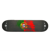 Conception portugaise fraîche de drapeau plateau de skate