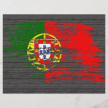 Conception portugaise fraîche de drapeau prospectus personnalisés