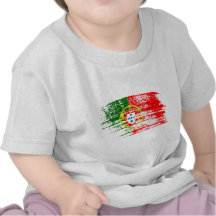 Conception portugaise fraîche de drapeau t-shirts