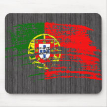 Conception portugaise fraîche de drapeau tapis de souris