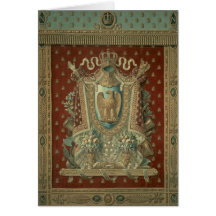 Conception pour une tapisserie en étude de Bonapar Cartes