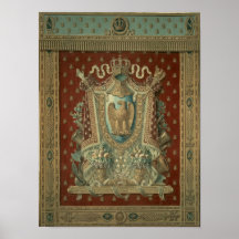 Conception pour une tapisserie en étude de Bonapar Affiches