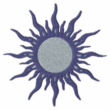 Conception pourpre d'imaginaire de Sun Polo Brodé