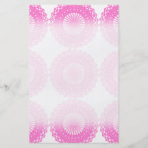 Conception rose lumineuse de motif de dentelle prospectus