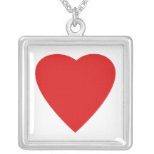Conception rouge et blanche de coeur d'amour pendentifs