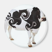 Conception tordue de vache aimant