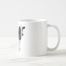 Conception tordue de vache tasse
