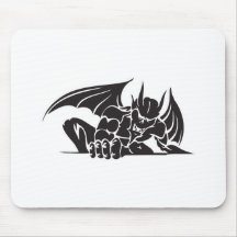 conception tribale de gargouille tapis de souris
