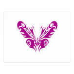 Conception tribale de tatouage de papillon carte postale