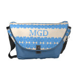 Conception vintage de dentelle de faux dans le mon besace