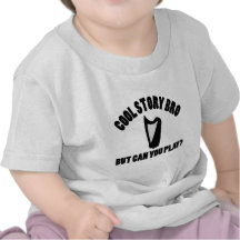 Conceptions celtiques de vecteur d'harpe t-shirts