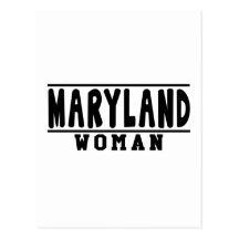 Conceptions de femme du Maryland Carte Postale