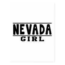 Conceptions de fille du Nevada Carte Postale