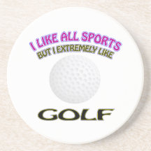 Conceptions de golf dessous de verre