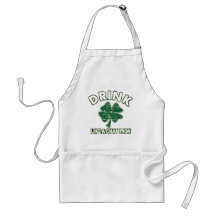 Conceptions de jour de St Patrick frais Tablier