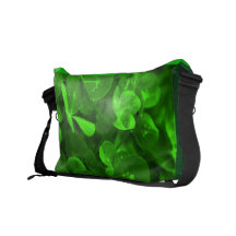 Conceptions de sac messenger à trèfle de vert de n besace
