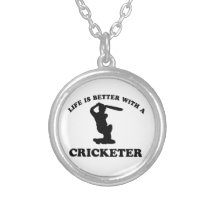Conceptions de vecteur de cricket collier