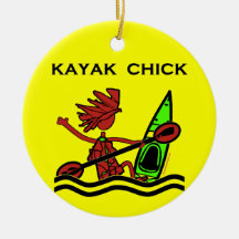 Conceptions et choses de poussin de kayak décoration de noël