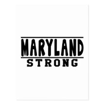 Conceptions fortes du Maryland Carte Postale