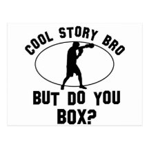 conceptions fraîches de boxe carte postale