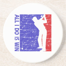 Conceptions fraîches de golf dessous de verre