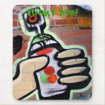 conceptions géniales de graffiti tapis de souris