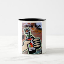 conceptions géniales de graffiti tasses à café
