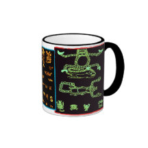 Conceptions maya fraîches tasse