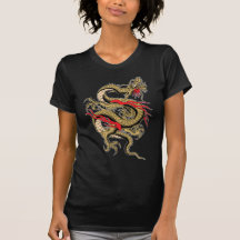 Conceptions personnalisables de dragon chinois t-shirts