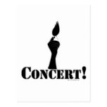 Concert de base carte postale