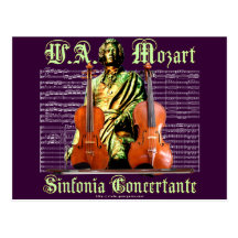 Concertante de Mozart Sinfonia Carte Postale