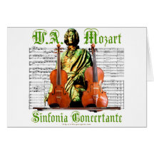 Concertante de Mozart Sinfonia Cartes