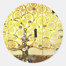 Concevez pour le Stocletfries - arbre de la vie Autocollant Rond