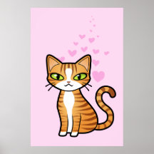 Concevez votre propre chat de bande dessinée (les  poster
