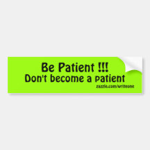 Conduisez avec des bumperstickers de soin autocollants pour voiture