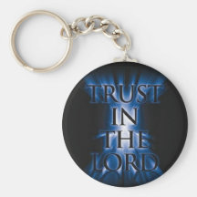 Confiance dans le seigneur Keychain Porte-clé