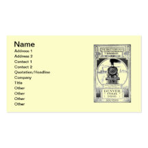 Confrérie des pompiers locomotifs et des mécanicie carte de visite