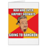 Confucius disent aller à Bangkok Carte De Vœux