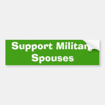 Conjoints de militaires de soutien autocollants pour voiture