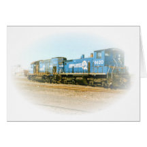 Conrail SW-1500 # 9620 et Conrail GP-15-1 # 1642 Carte De Vœux