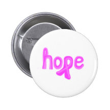 conscience de cance de sein d'espoir badge avec épingle