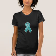 Conscience de cancer du col de l'utérus t-shirts