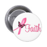 Conscience de cancer du sein de foi badges avec agrafe