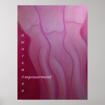 Conscience de cancer du sein posters