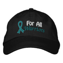 Conscience de Cancer ovarien pour tous les guerrie Casquette De Baseball Brodée