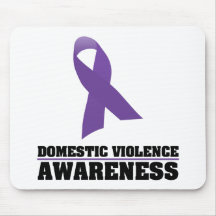 Conscience de violence familiale tapis de souris