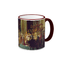 Consécration du napoléon l d'empereur tasses