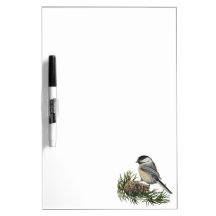 Conseil de Sec-Effacement de Chickadee couvert par Tableau Blanc Effaçable À Sec