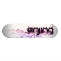 Conseil d'Enjing : Rose pour les dames Skateboards Personnalisés